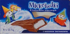 Millano Mlekoladki nieb z nadzieniem smietankowym